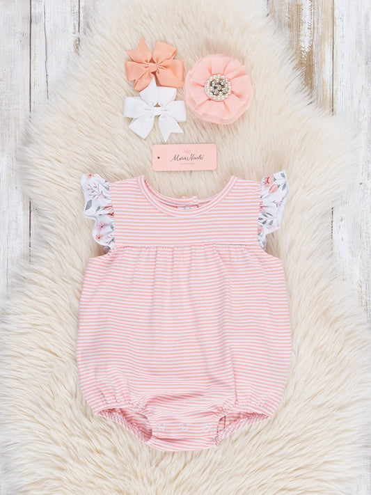 Blushing Bouquets Flutter Ruffle Bubble